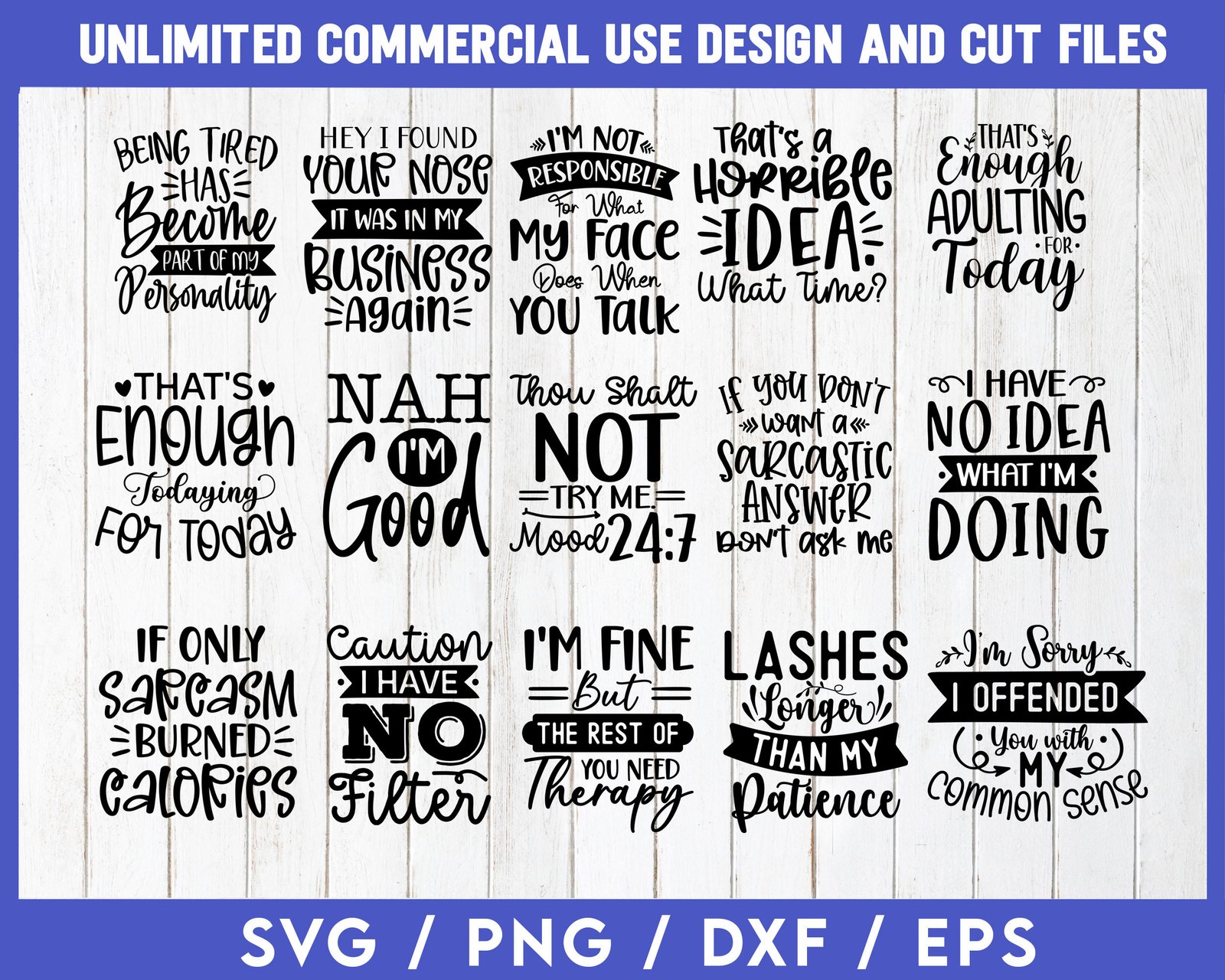 Funny SVG Designs